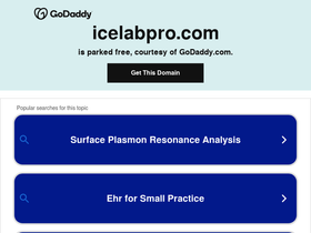 icelabpro.com homepage screenshot