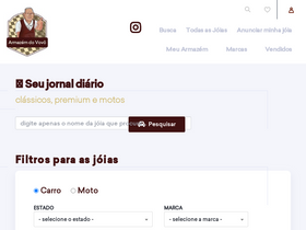 'armazemdovovo.com.br' screenshot