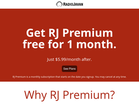 'radiojavan.com' screenshot