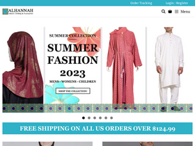 'alhannah.com' screenshot
