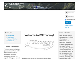 'fseconomy.net' screenshot