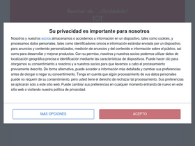 'recetasdeescandalo.com' screenshot