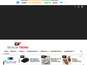'dicasdetreino.com.br' screenshot