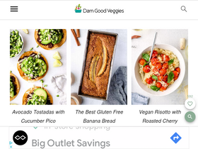 'darngoodveggies.com' screenshot