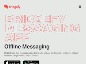 'bridgefy.me' screenshot
