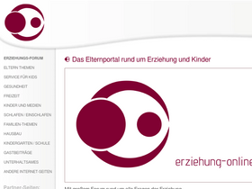 'erziehung-online.de' screenshot