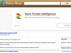 'kamusbesar.com' screenshot