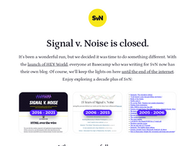 'signalvnoise.com' screenshot