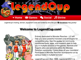 'legendcup.com' screenshot