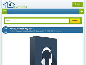 '0dayhome.net' screenshot