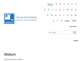 'huidinfo.nl' screenshot