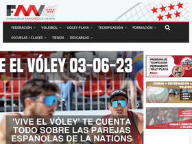 'fmvoley.com' screenshot