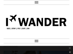 'iwandered.net' screenshot