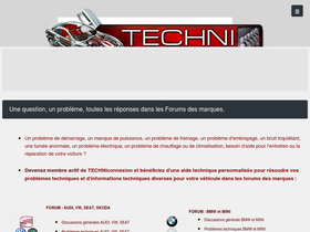'techniconnexion.com' screenshot