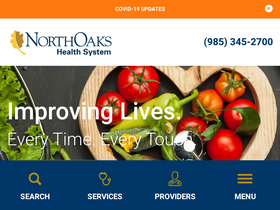 'northoaks.org' screenshot
