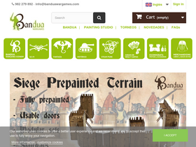 'banduawargames.com' screenshot