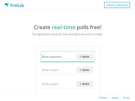 'polltab.com' screenshot
