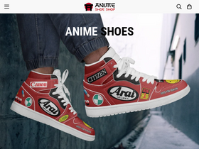 'animeshoeshop.com' screenshot