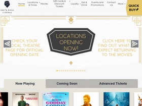 'santarosacinemas.com' screenshot