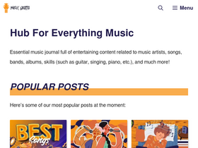 'musicgrotto.com' screenshot