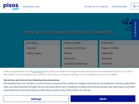 'pisos.com' screenshot