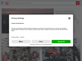 'granit-parts.eu' screenshot