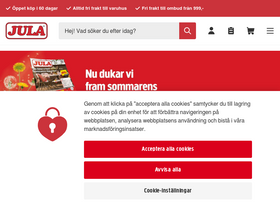 'jula.se' screenshot