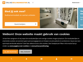 'onlineveilingmeester.nl' screenshot