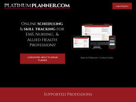 'platinumplanner.com' screenshot