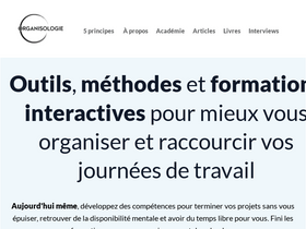 'organisologie.com' screenshot
