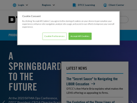 'dtcc.com' screenshot