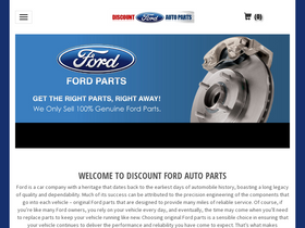 'discountfordpartsfromsoundford.net' screenshot
