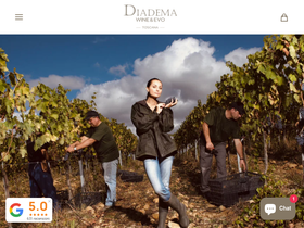 diadema-wine.com homepage screenshot