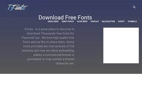 'ifonts.xyz' screenshot