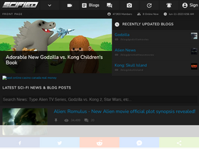 'scified.com' screenshot