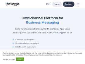 'messaggio.com' screenshot