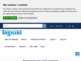 'cacciaepescatognini.it' screenshot