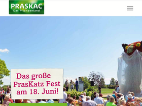 'praskac.at' screenshot