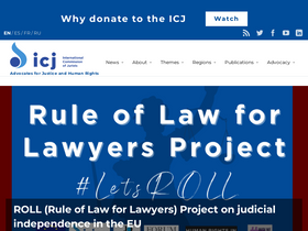 'icj.org' screenshot