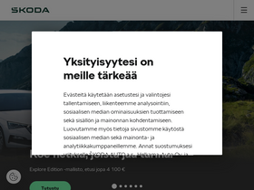 'skoda.fi' screenshot