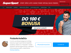 'supersport.hr' screenshot