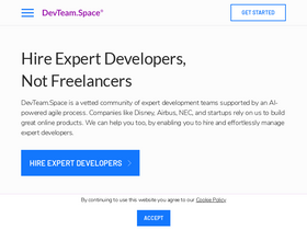 'devteam.space' screenshot