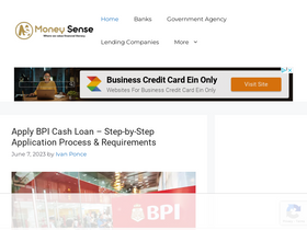 'moneysense.ph' screenshot