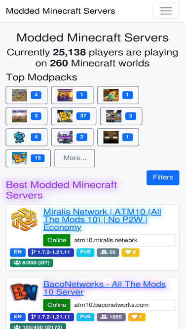 moddedminecraftservers.com