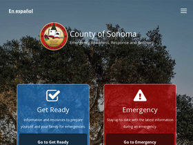 'socoemergency.org' screenshot