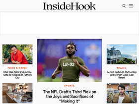 'insidehook.com' screenshot