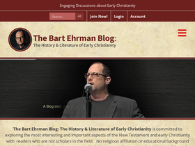 'ehrmanblog.org' screenshot