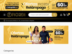 fiordibrasil.com homepage screenshot
