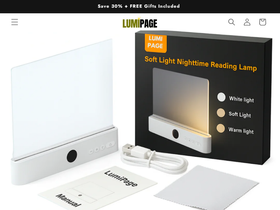 LumiPage website screenshot