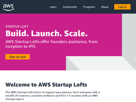 'aws-startup-lofts.com' screenshot